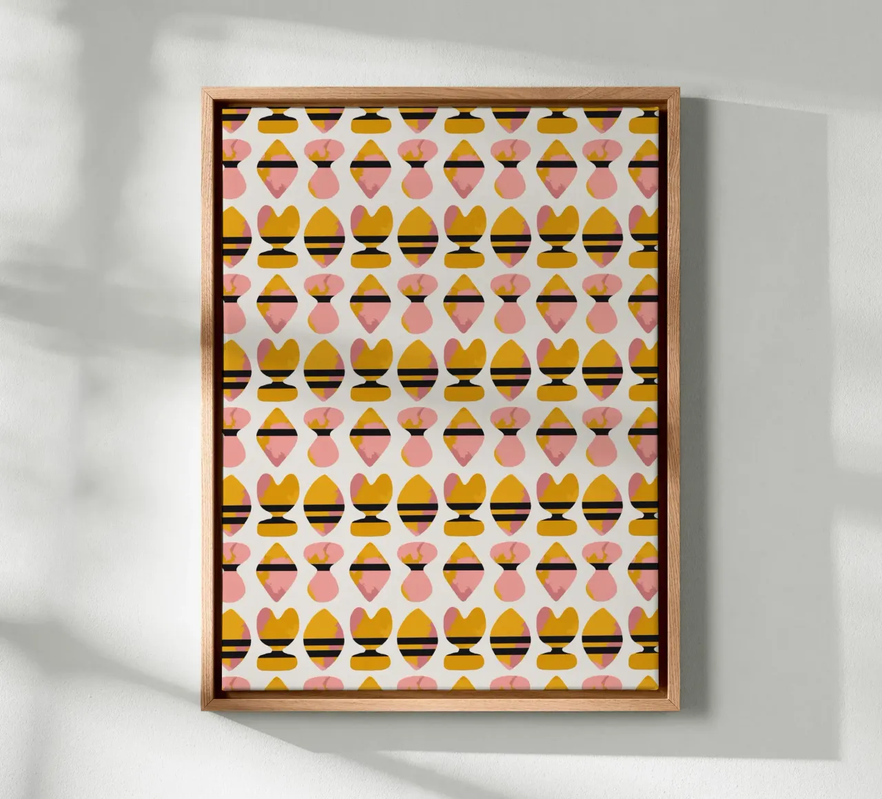 Repetitive pattern 19 canvas by Little Dean