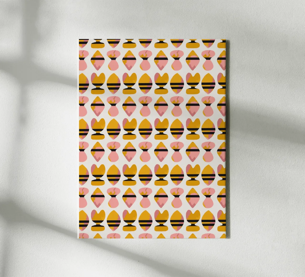 Repetitive pattern 19 canvas by Little Dean