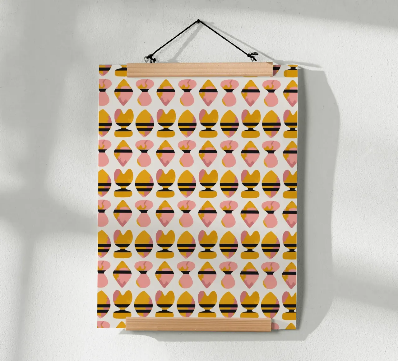 Repetitive pattern 19 poster by Little Dean