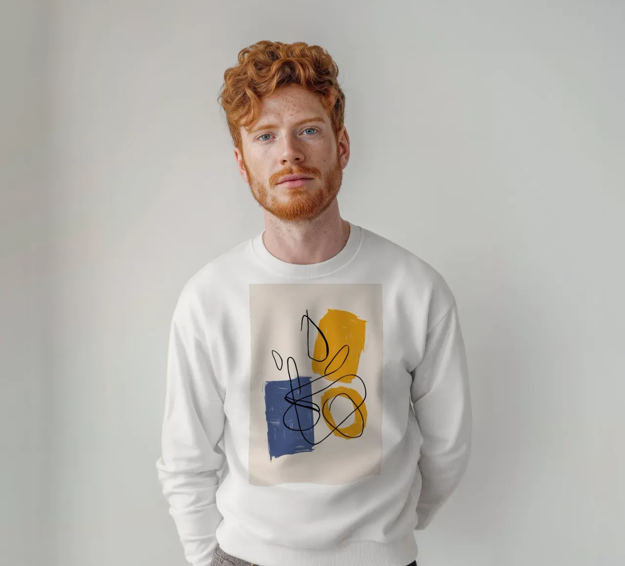 Studio della linea di improvvisazione felpa da Trace Brush