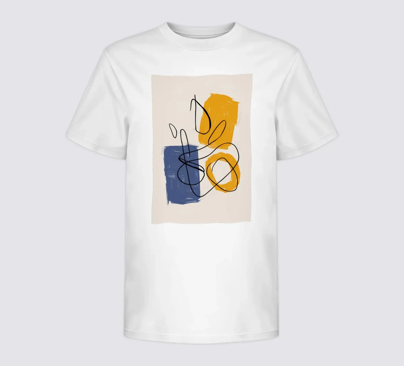 Improvisational Line Study t-shirt bambini da Trace Brush