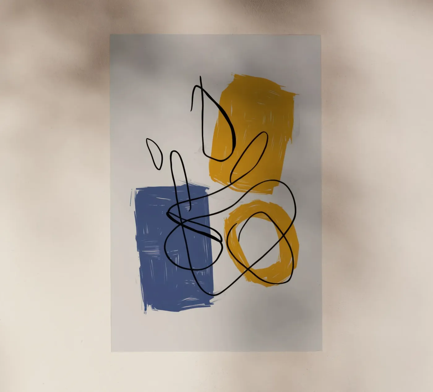 Improvisational Line Study pellicola backlit da Trace Brush