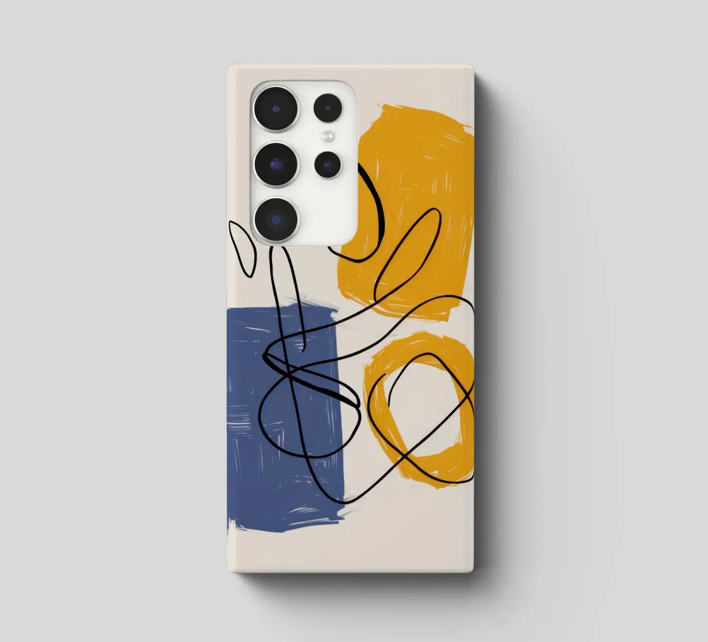 Improvisatorische Linienstudie Samsung Hülle von Trace Brush