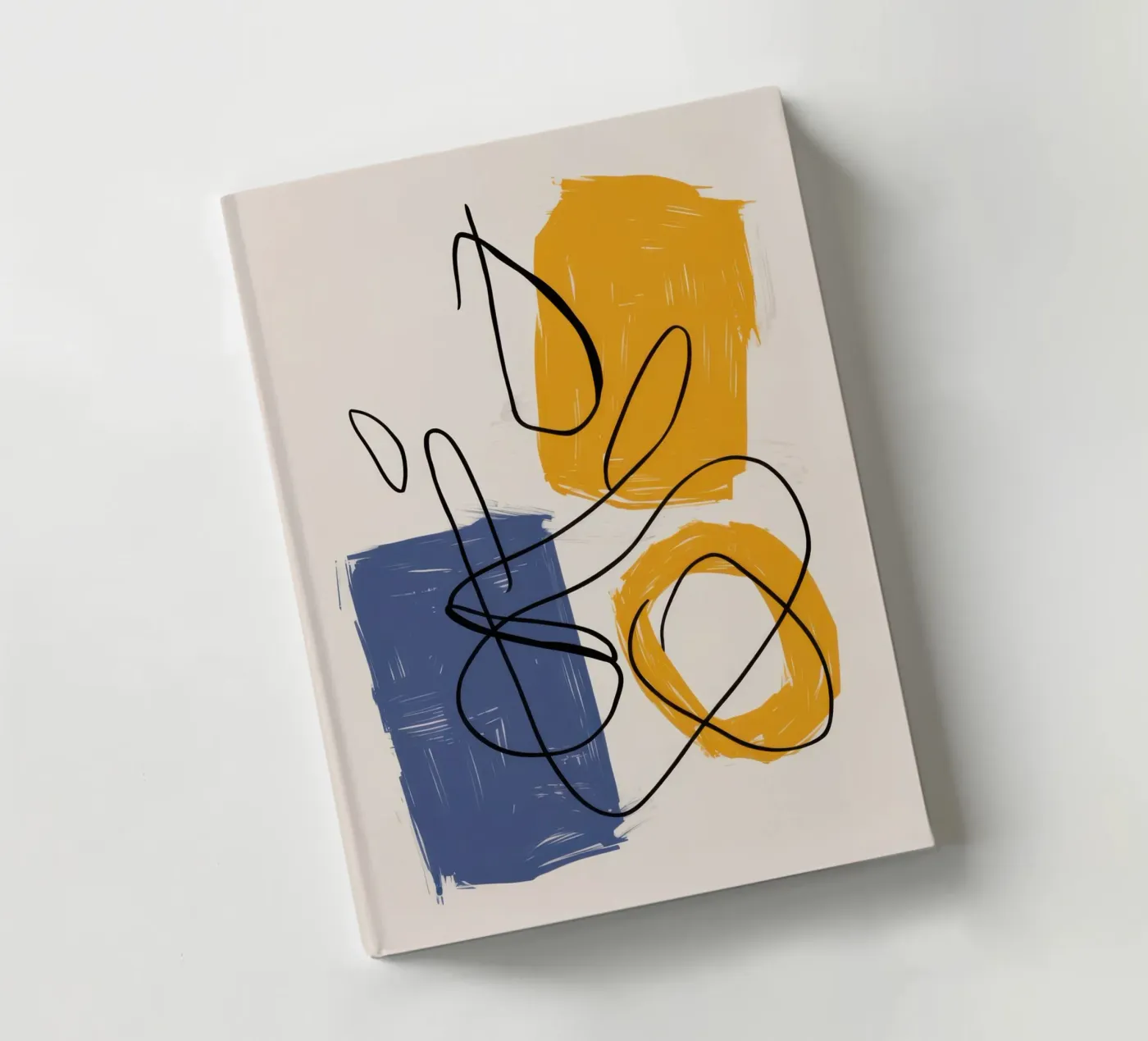 Improvisational Line Study notebook by Trace Brush