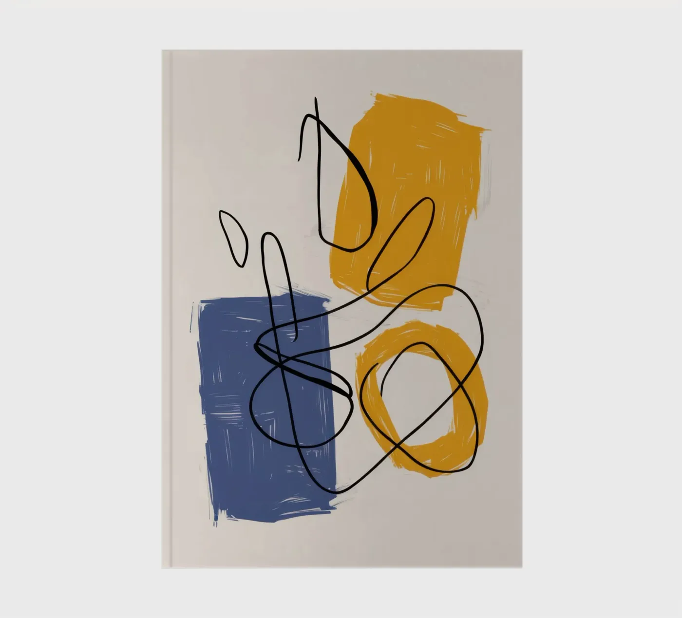 Improvisational Line Study notebook by Trace Brush