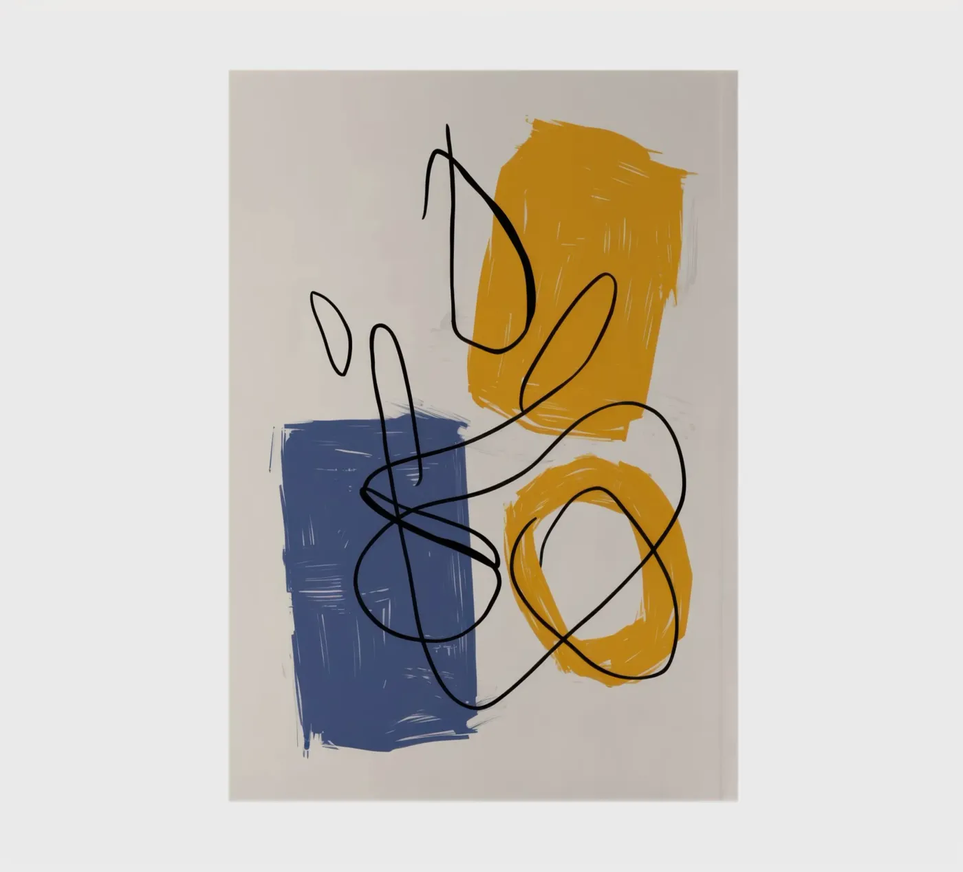 Improvisational Line Study notebook by Trace Brush