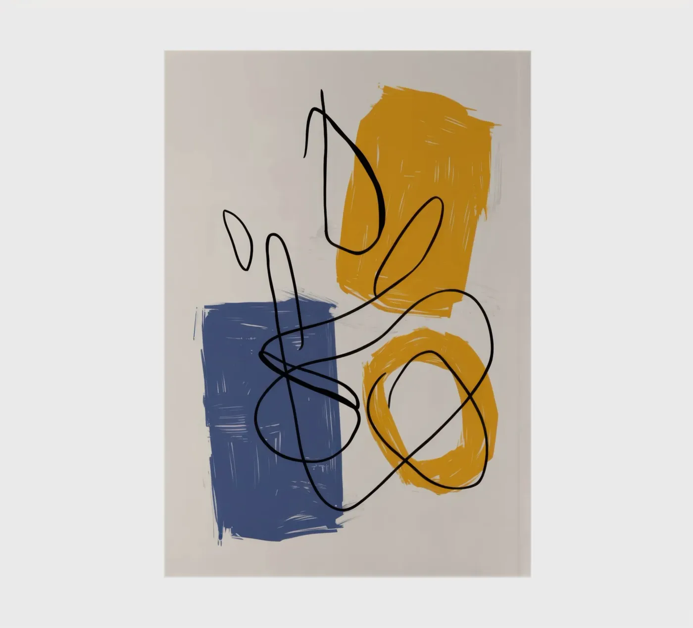 Improvisational Line Study notebook by Trace Brush