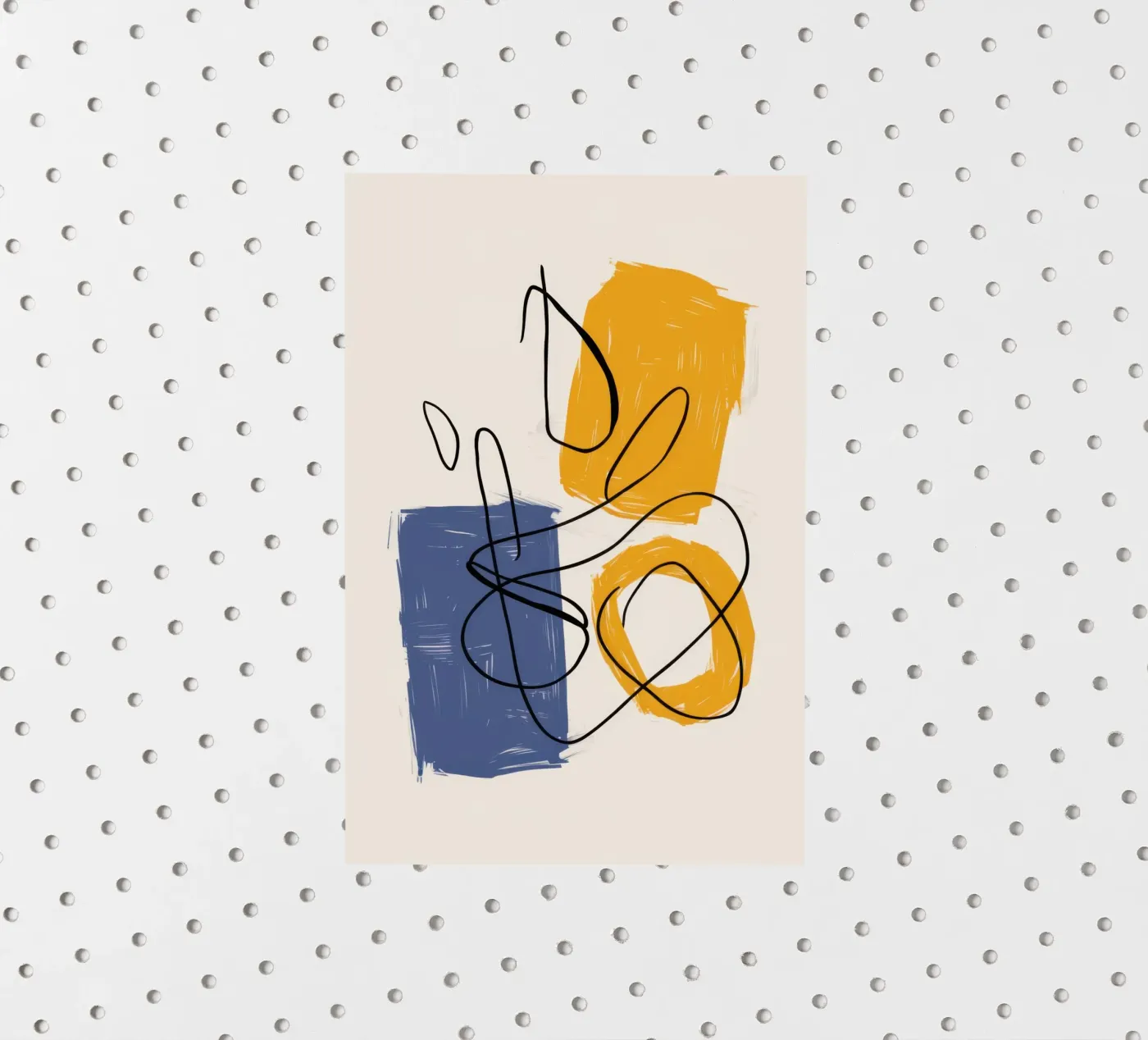 Improvisational Line Study sticker by Trace Brush