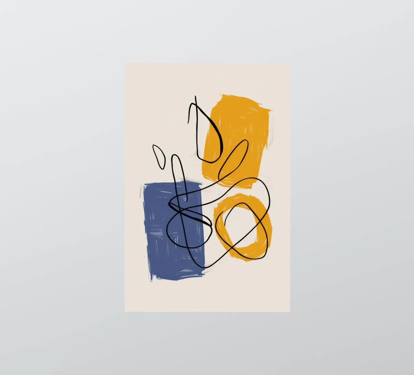 Improvisational Line Study sticker by Trace Brush