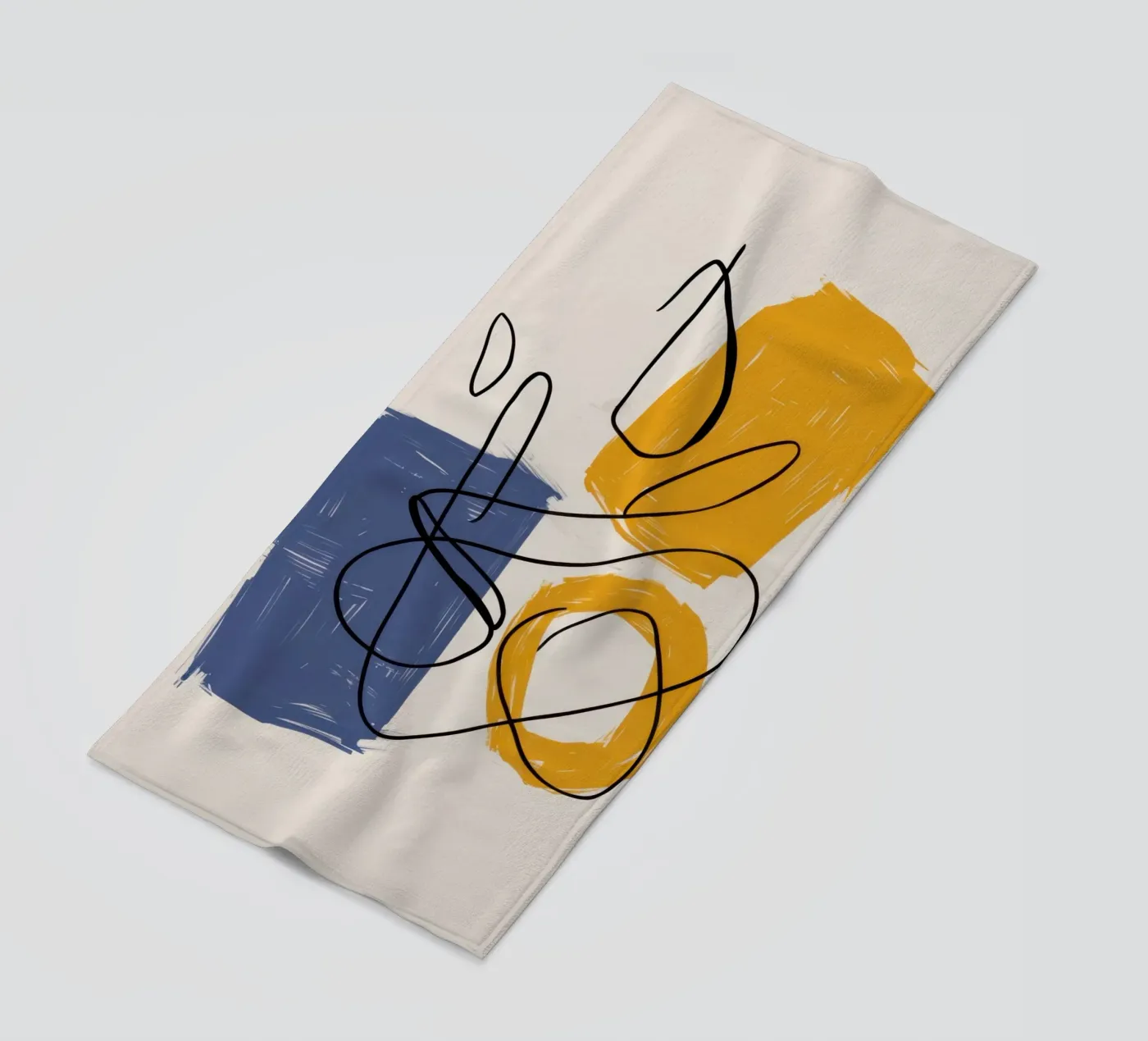 Improvisational Line Study telo mare da Trace Brush