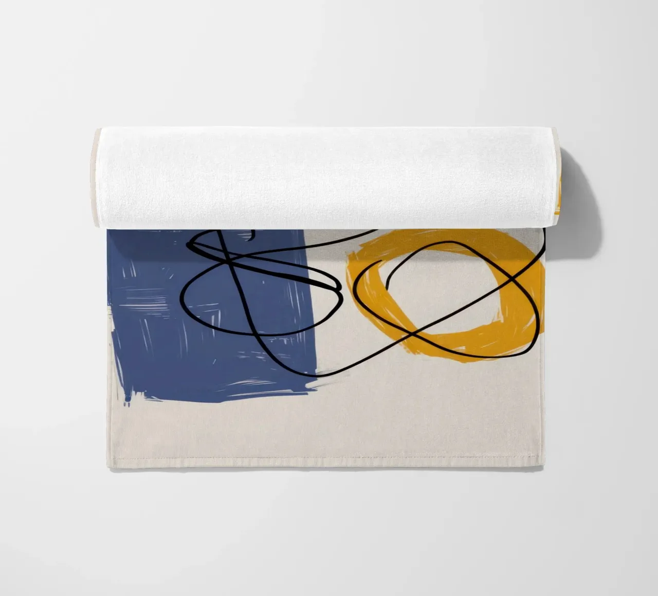 Studio della linea di improvvisazione telo mare da Trace Brush