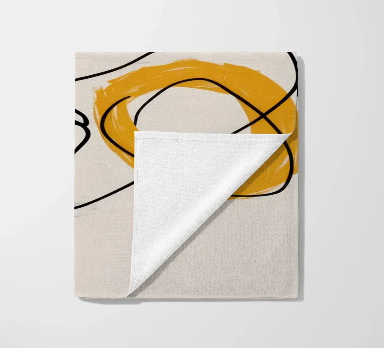 Studio della linea di improvvisazione telo mare da Trace Brush