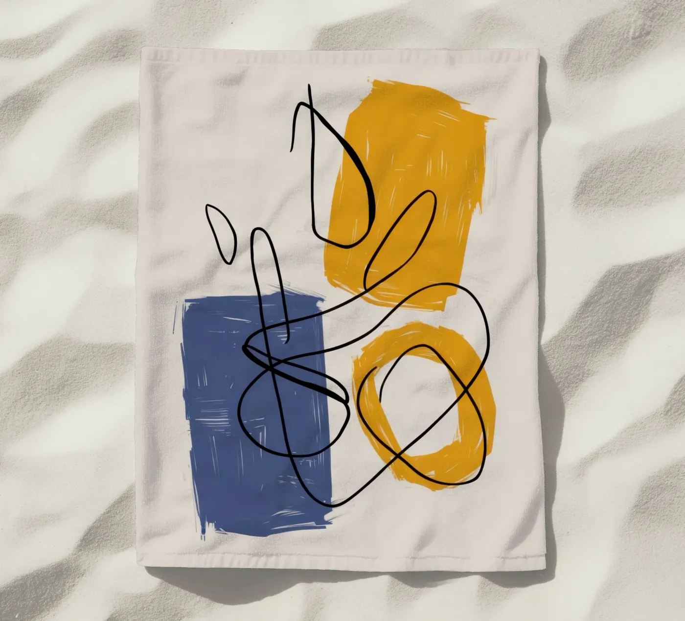 Improvisational Line Study telo mare da Trace Brush