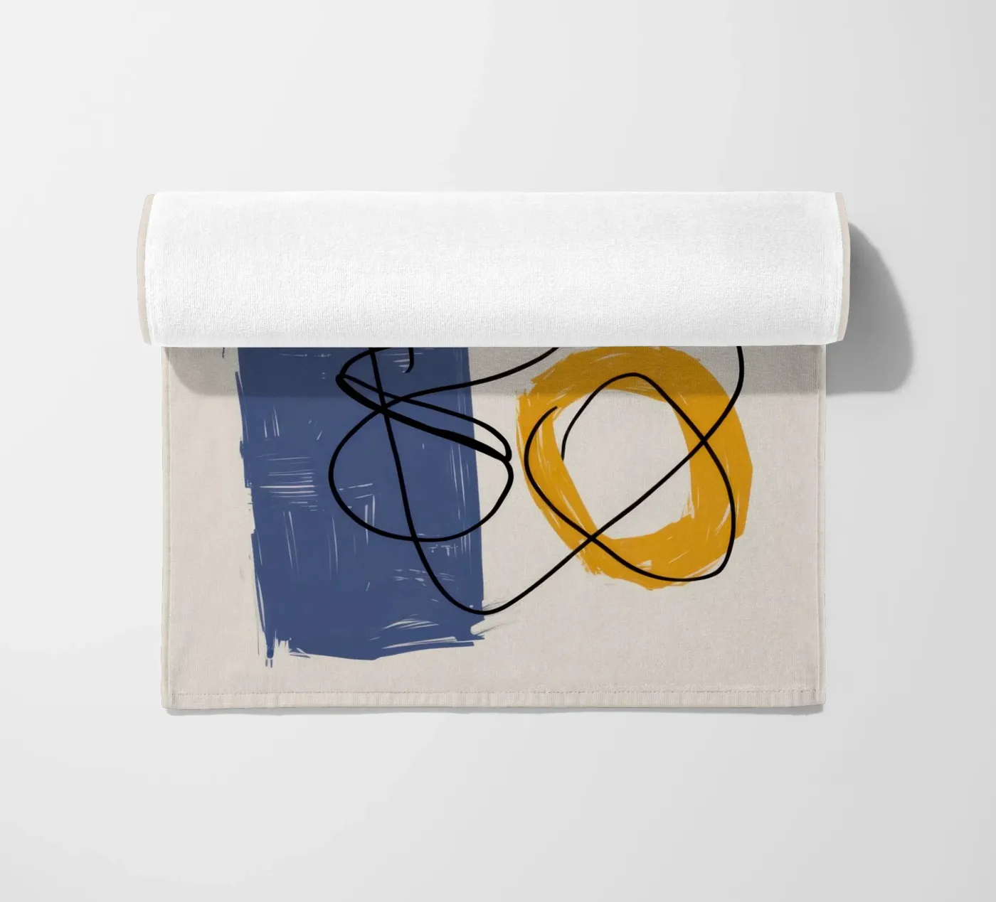 Improvisational Line Study telo mare da Trace Brush