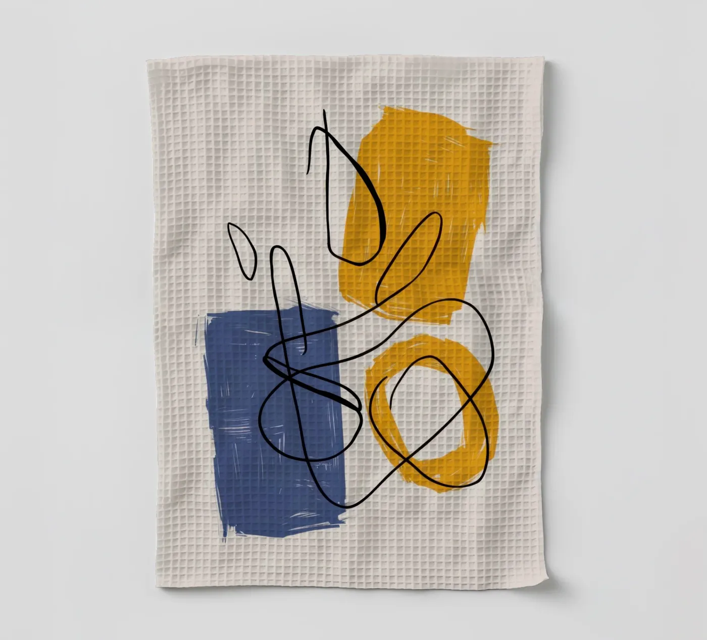 Étude de lignes d'improvisation torchon de Trace Brush