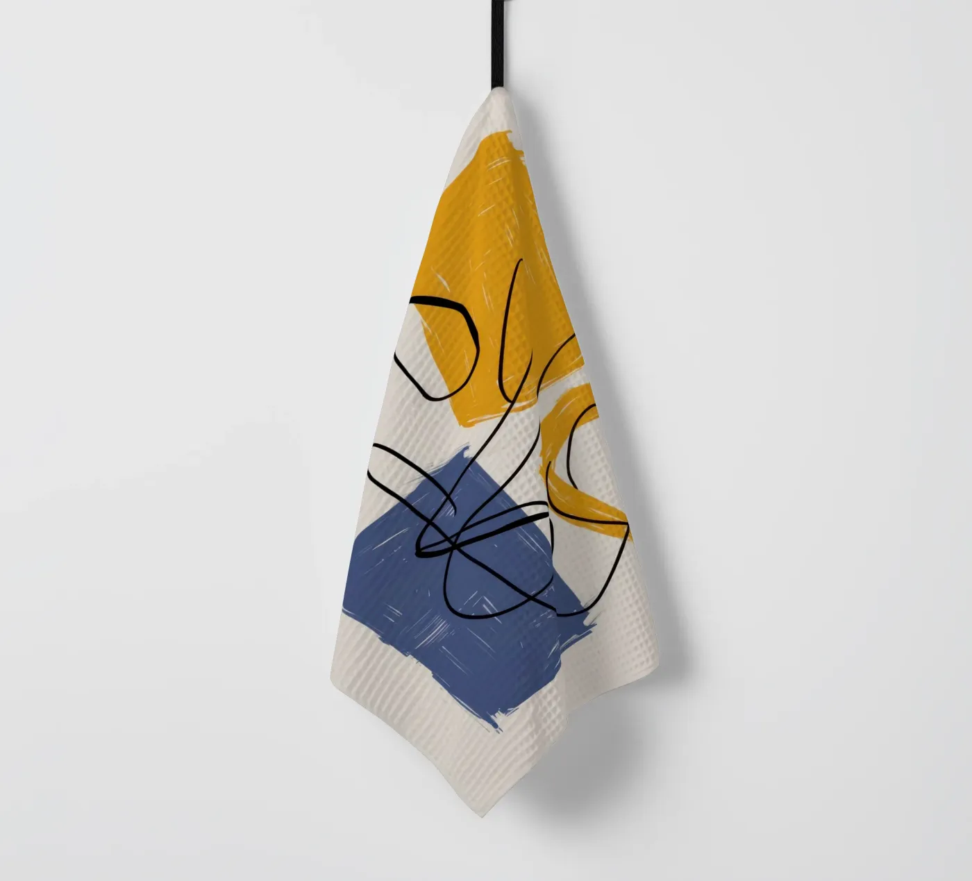 Étude de lignes d'improvisation torchon de Trace Brush