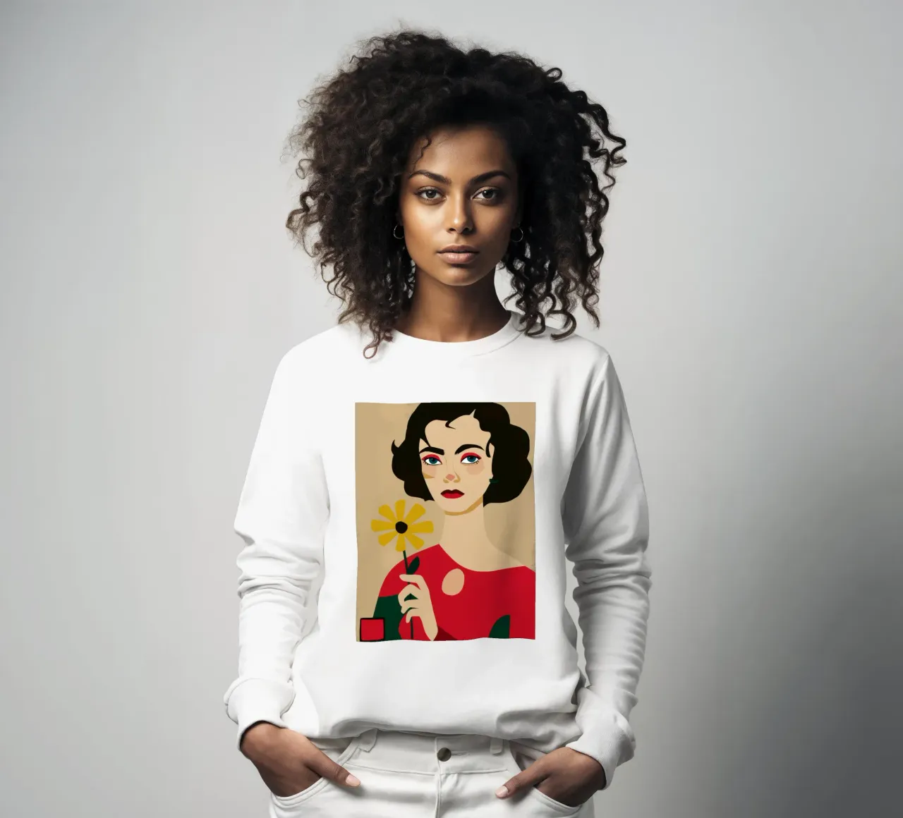 Labbro cremisi classico felpa da Selene Shade