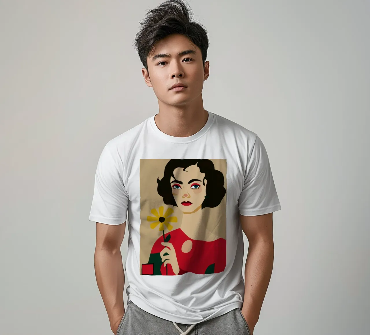 Labbro cremisi classico t-shirt da Selene Shade