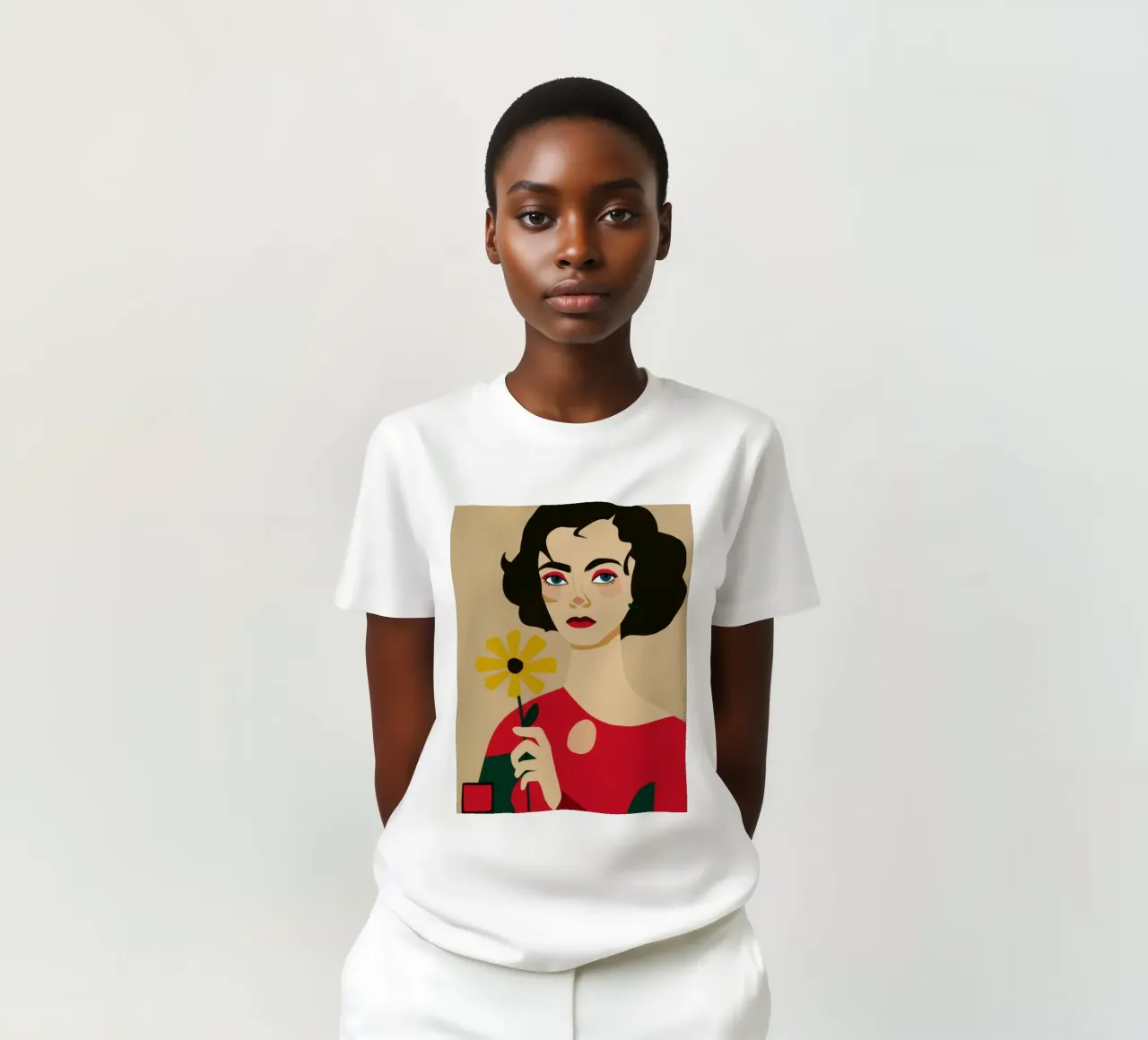 Labbro cremisi classico t-shirt da Selene Shade
