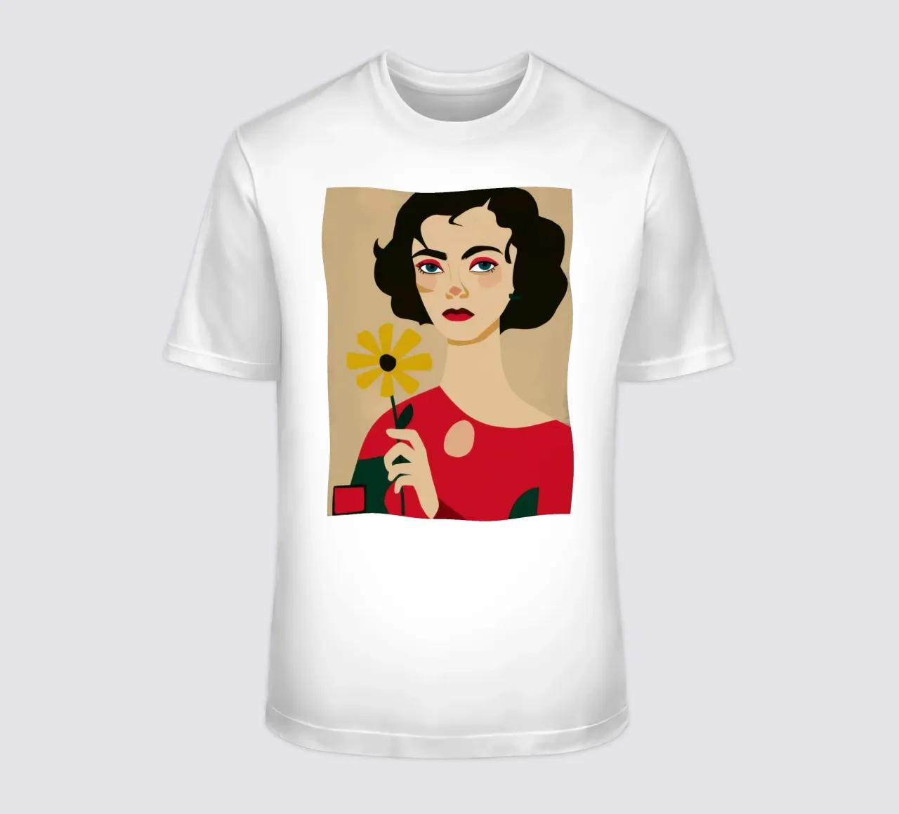 Labbro cremisi classico t-shirt da Selene Shade