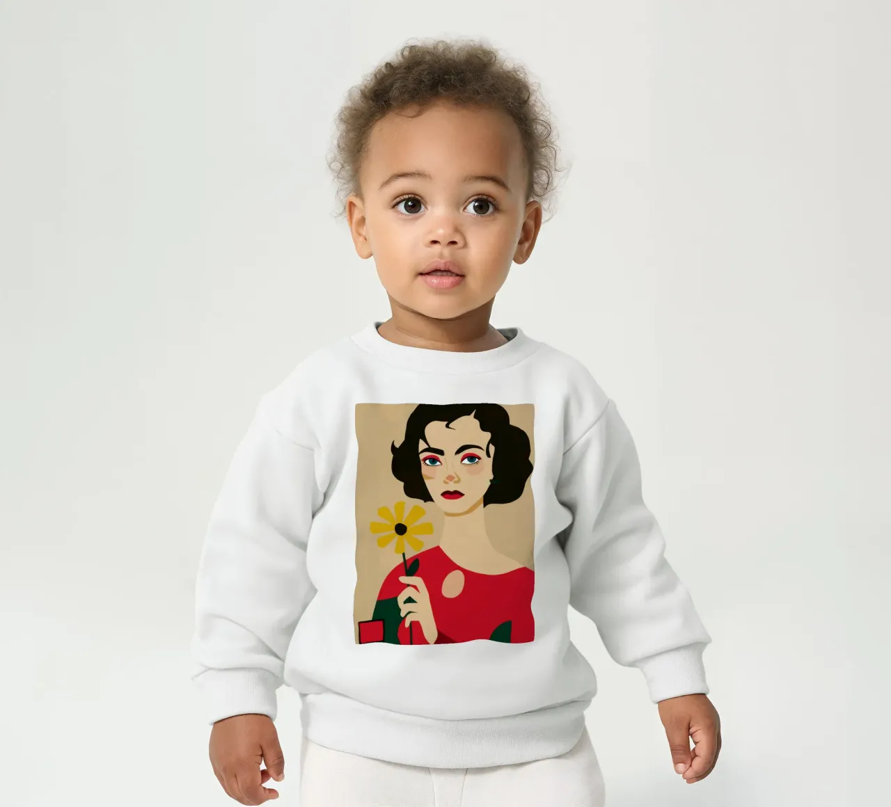 Labbro cremisi classico felpa neonato da Selene Shade