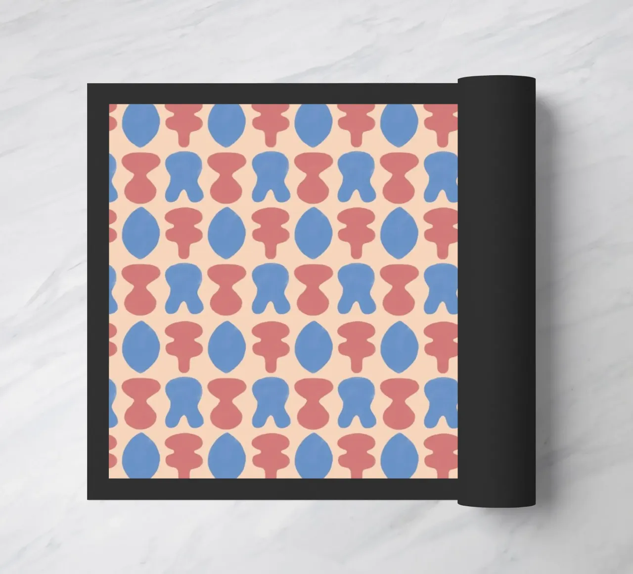 Repetitive pattern 20 doormat by Little Dean