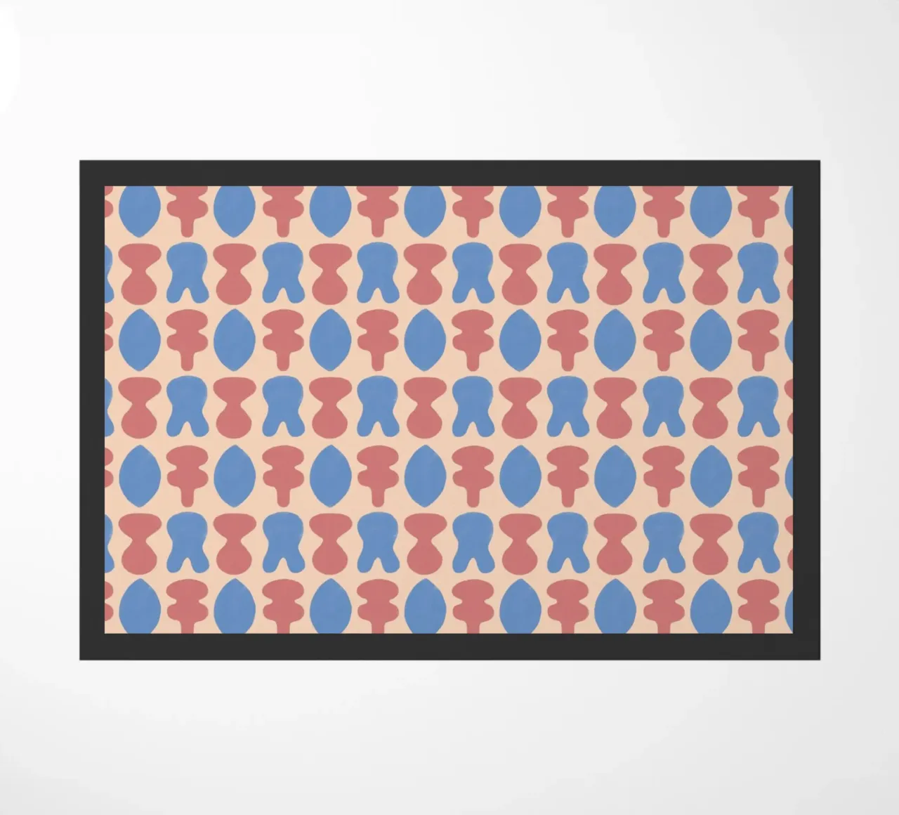 Repetitive pattern 20 doormat by Little Dean