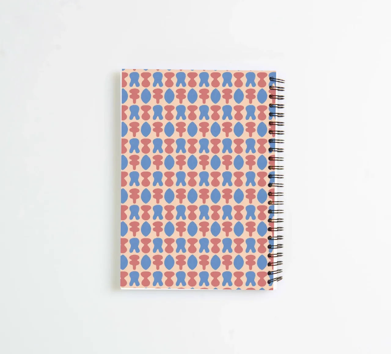 Repetitive pattern 20 spiral notebook by Little Dean
