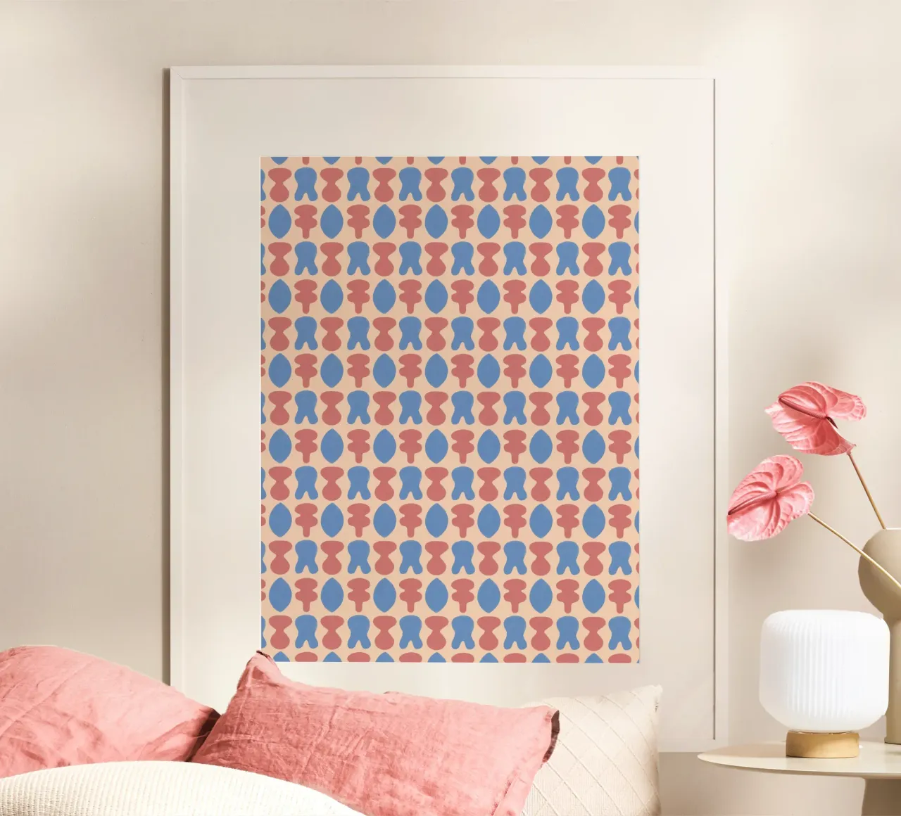 Repetitive pattern 20 poster by Little Dean