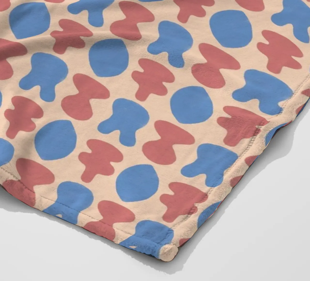 Repetitive pattern 20 fleece blanket by Little Dean