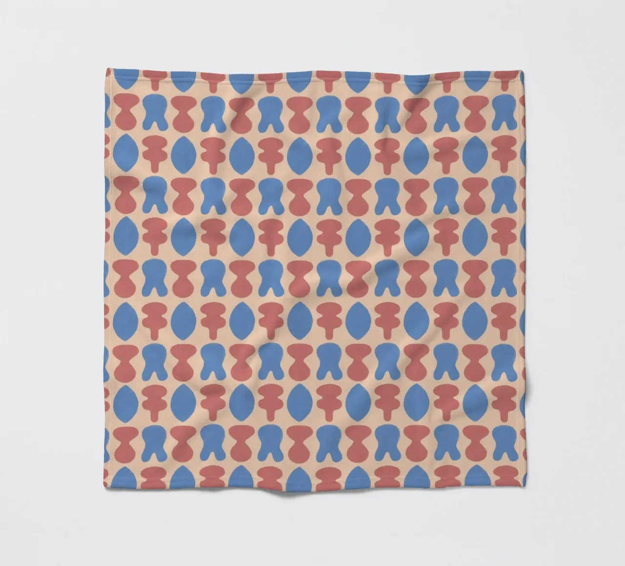 Repetitive pattern 20 fleece blanket by Little Dean