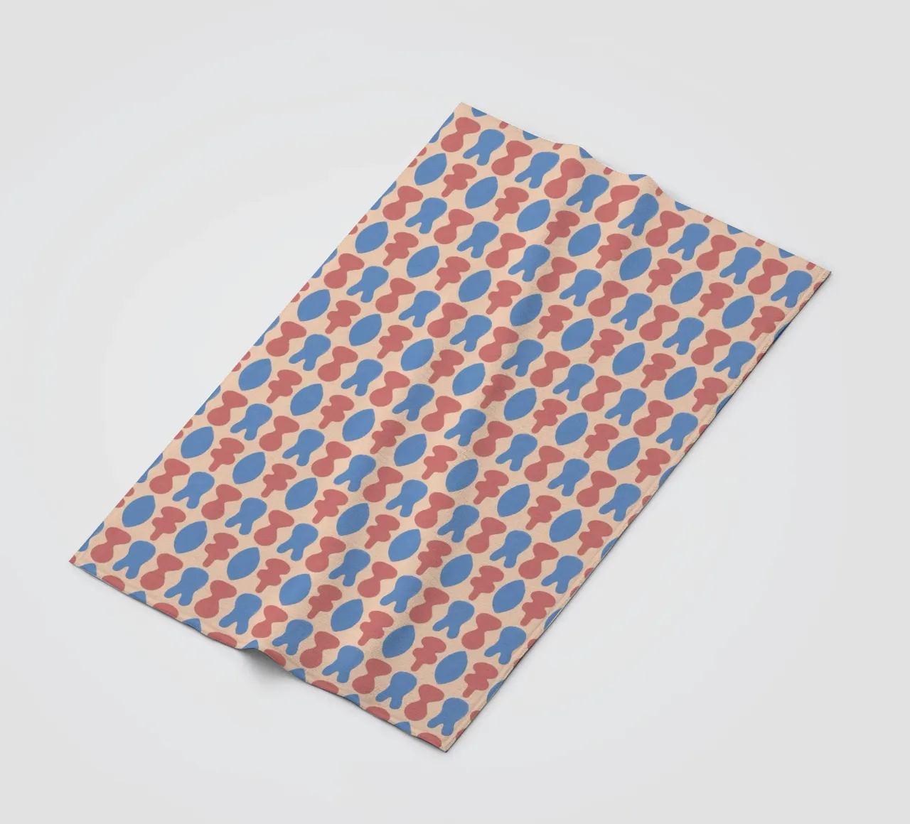Repetitive pattern 20 fleece blanket by Little Dean