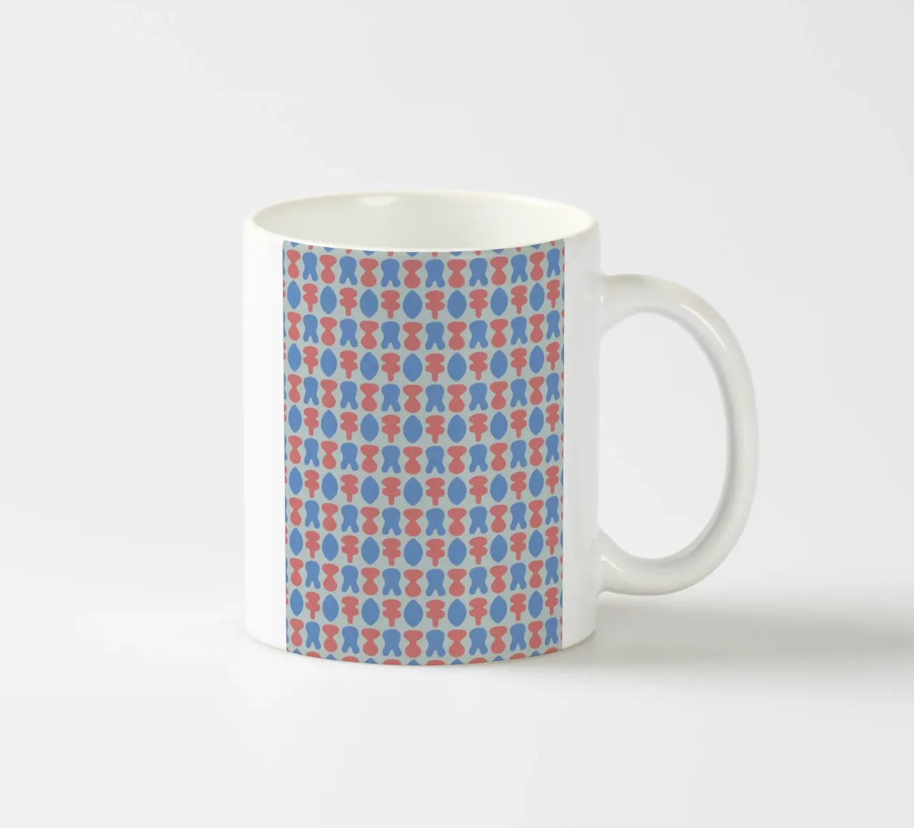 Schema ripetitivo 21 tazza in ceramica da Little Dean