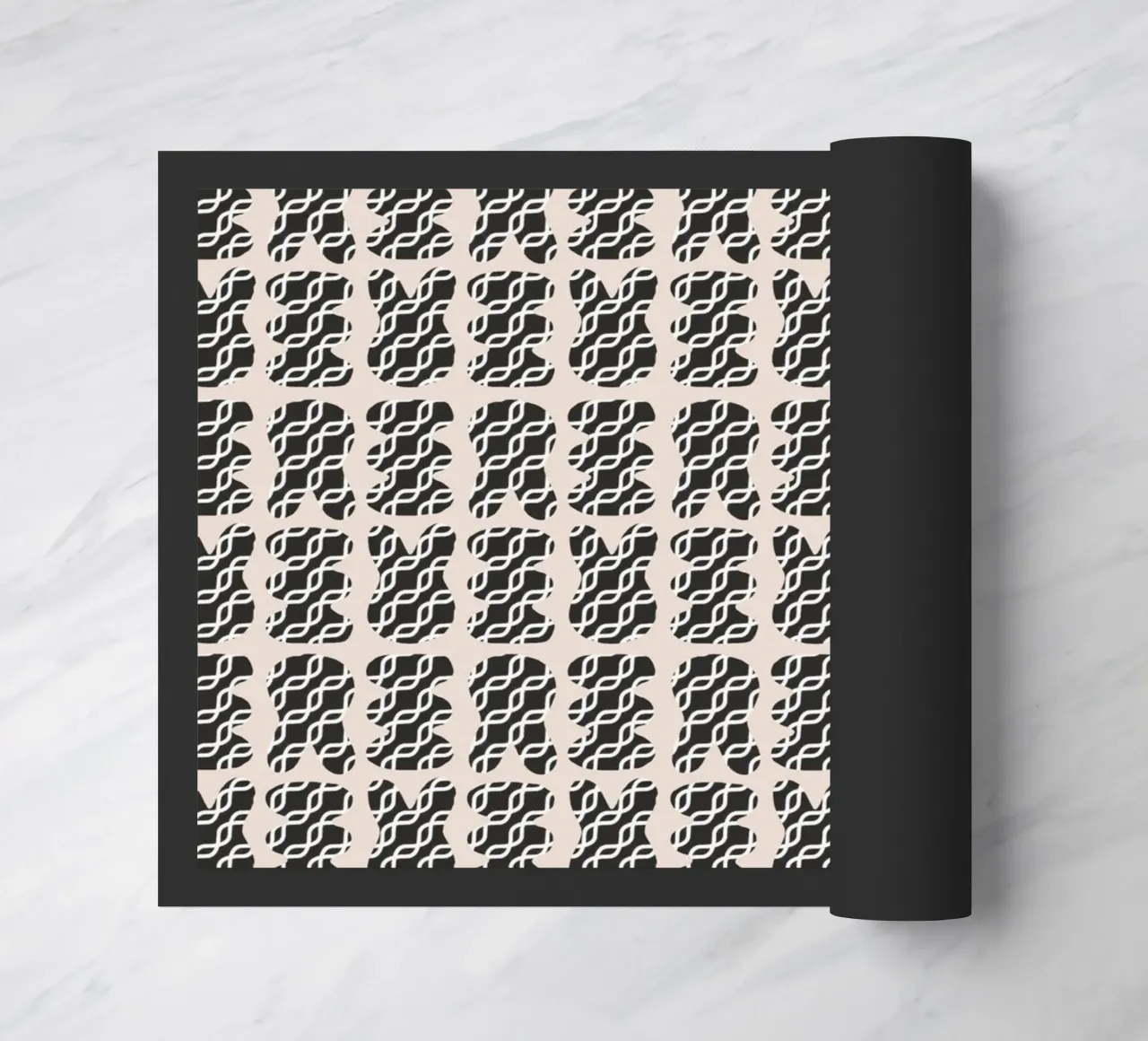 Repetitive pattern 22 doormat by Little Dean