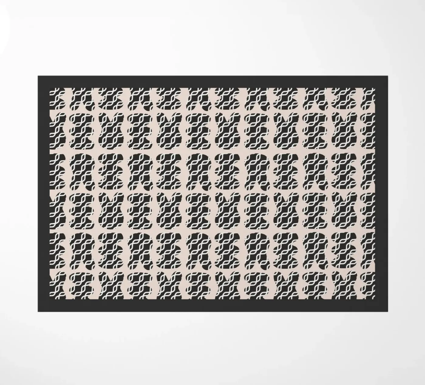 Sich wiederholendes Muster 22 Fußmatte von Little Dean