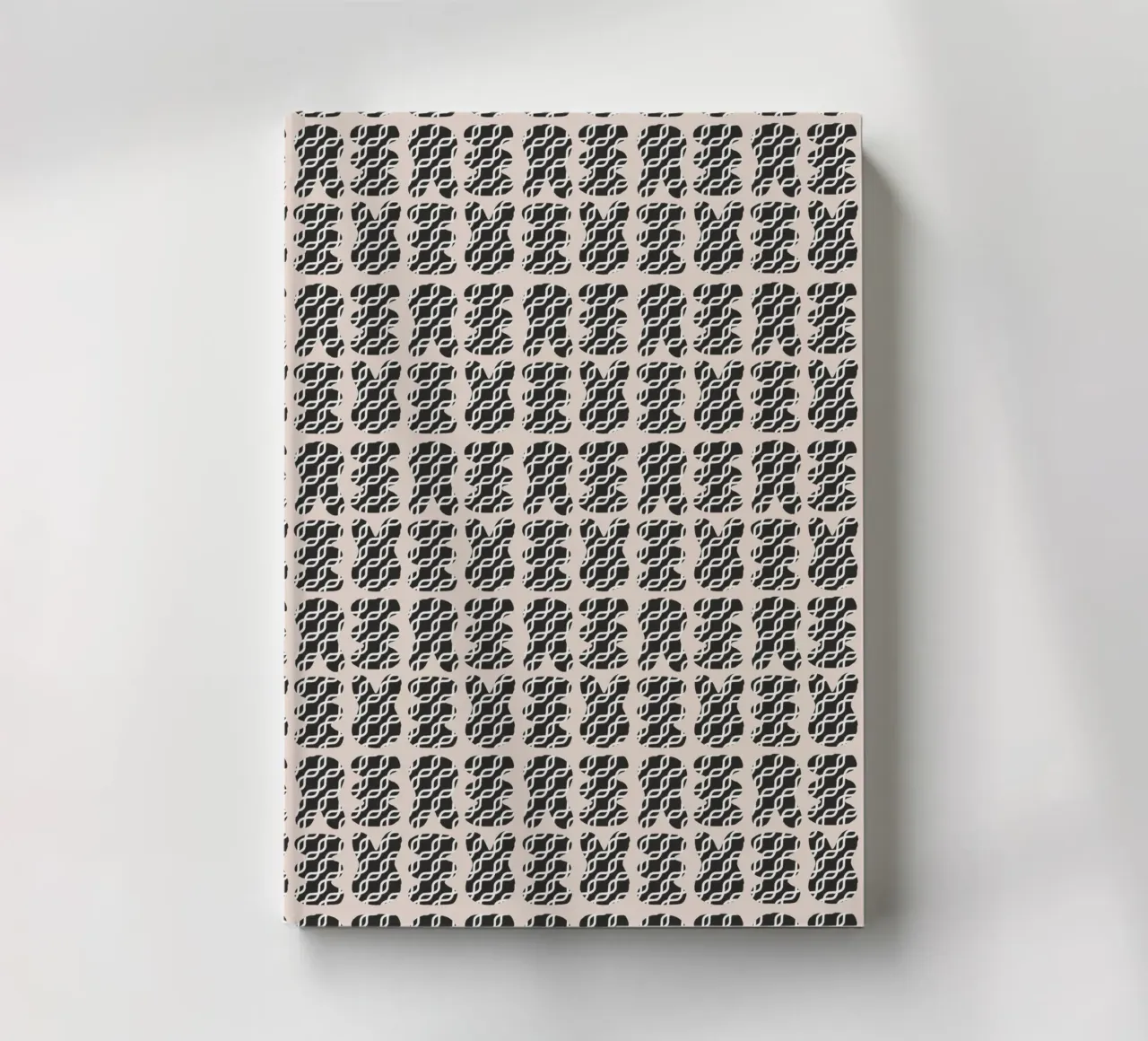 Repetitive pattern 22 notebook by Little Dean