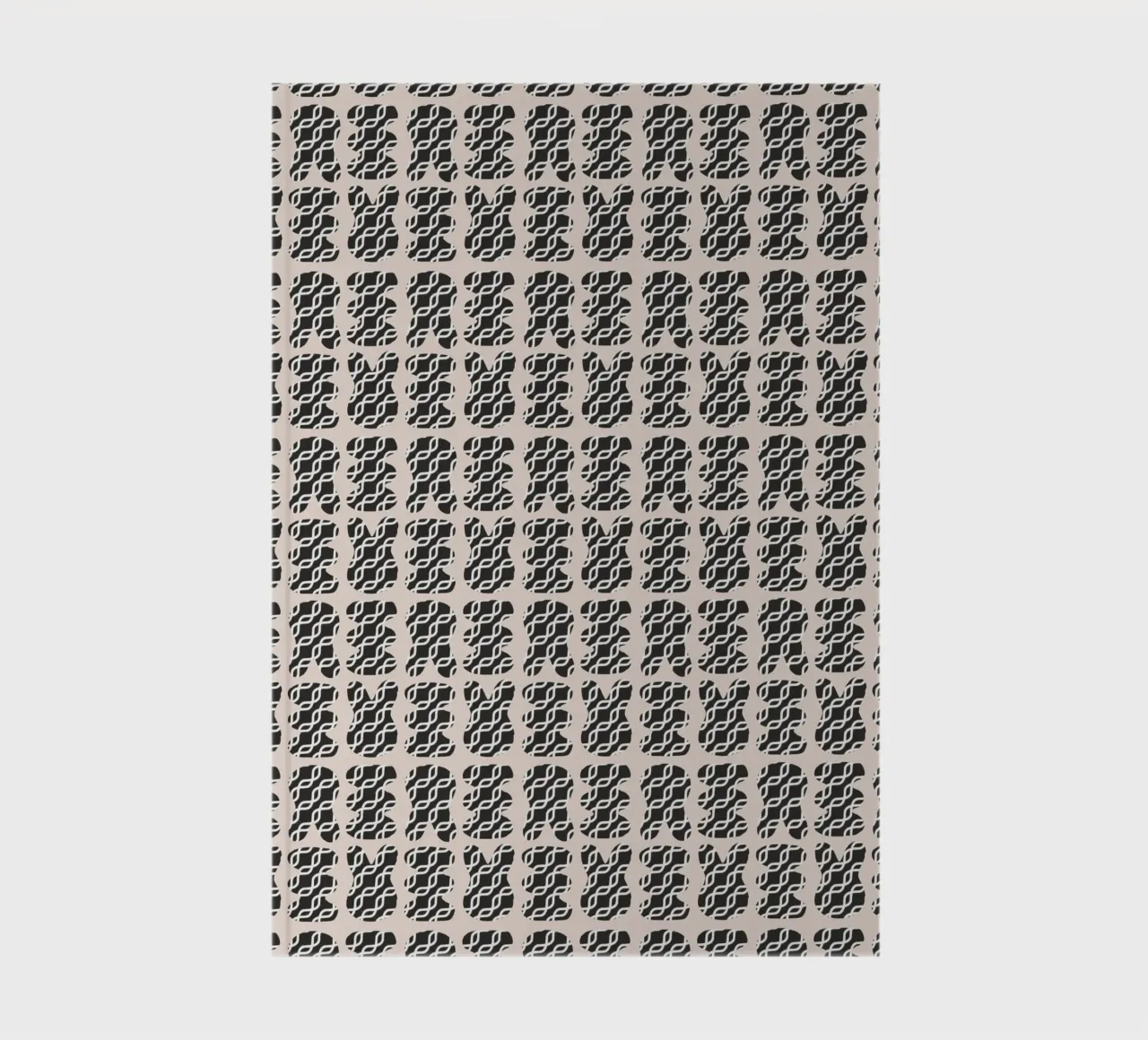 Repetitive pattern 22 notebook by Little Dean