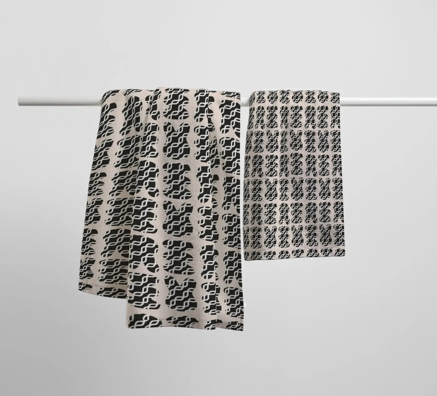 Repetitive pattern 22 towel by Little Dean