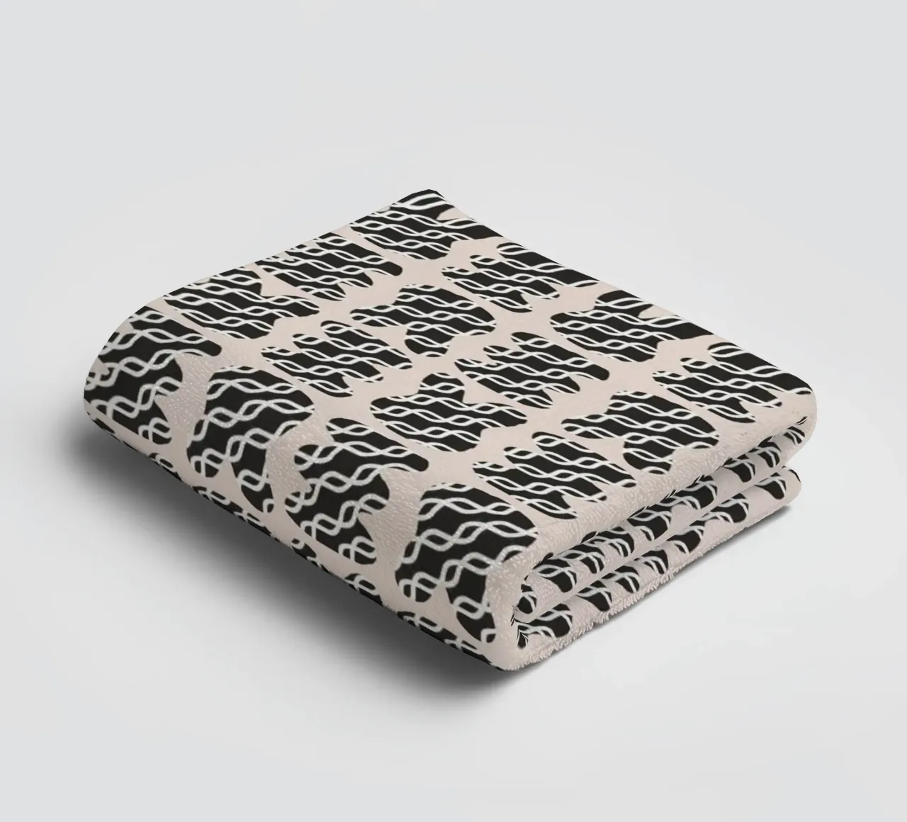 Repetitive pattern 22 towel by Little Dean