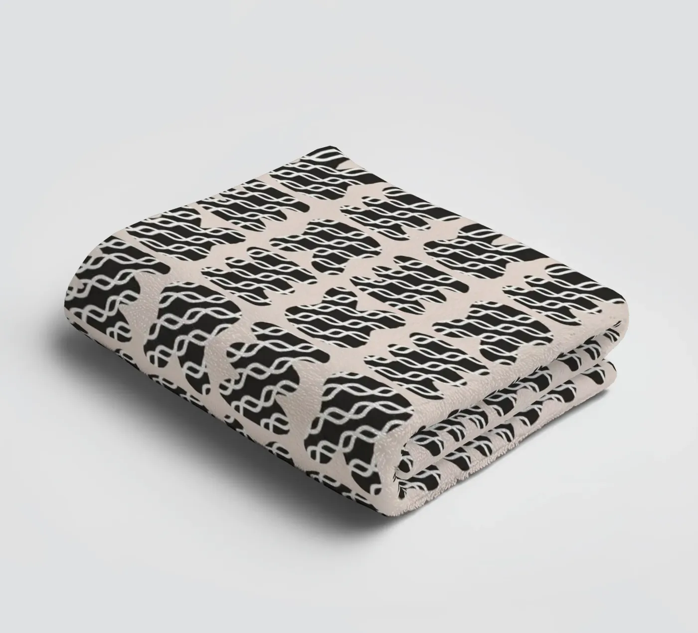 Repetitive pattern 22 towel by Little Dean