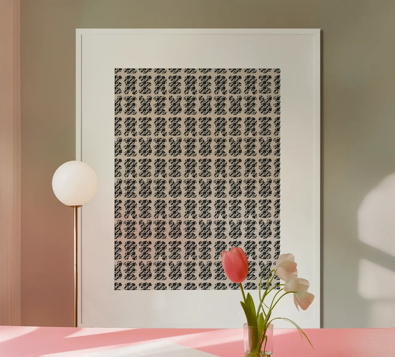 Repetitive pattern 22 poster by Little Dean