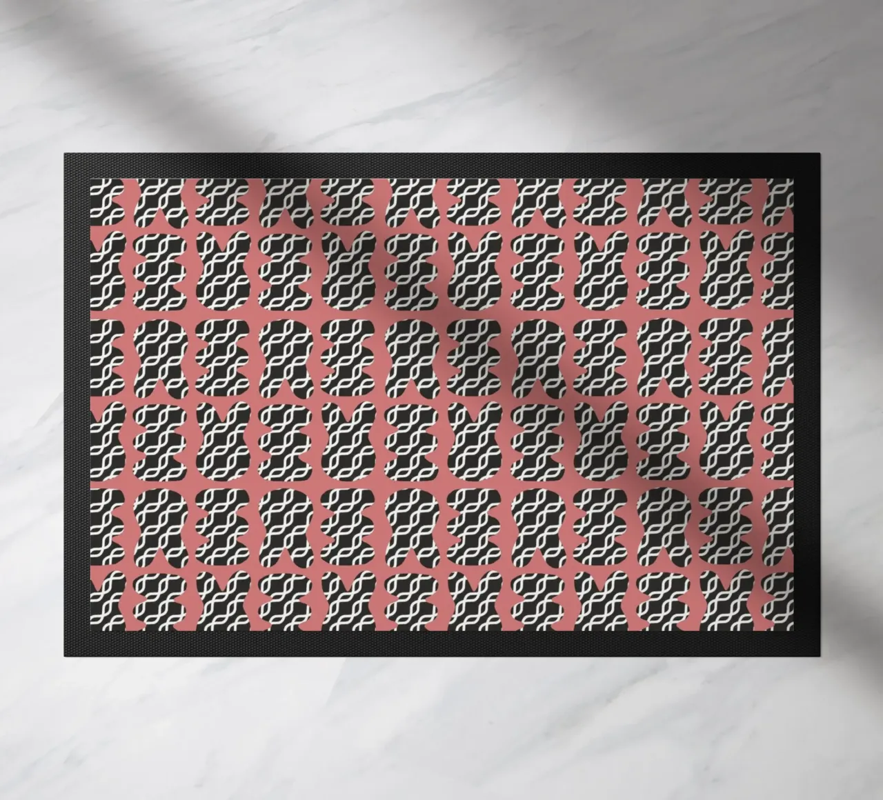 Repetitive pattern 23 doormat by Little Dean