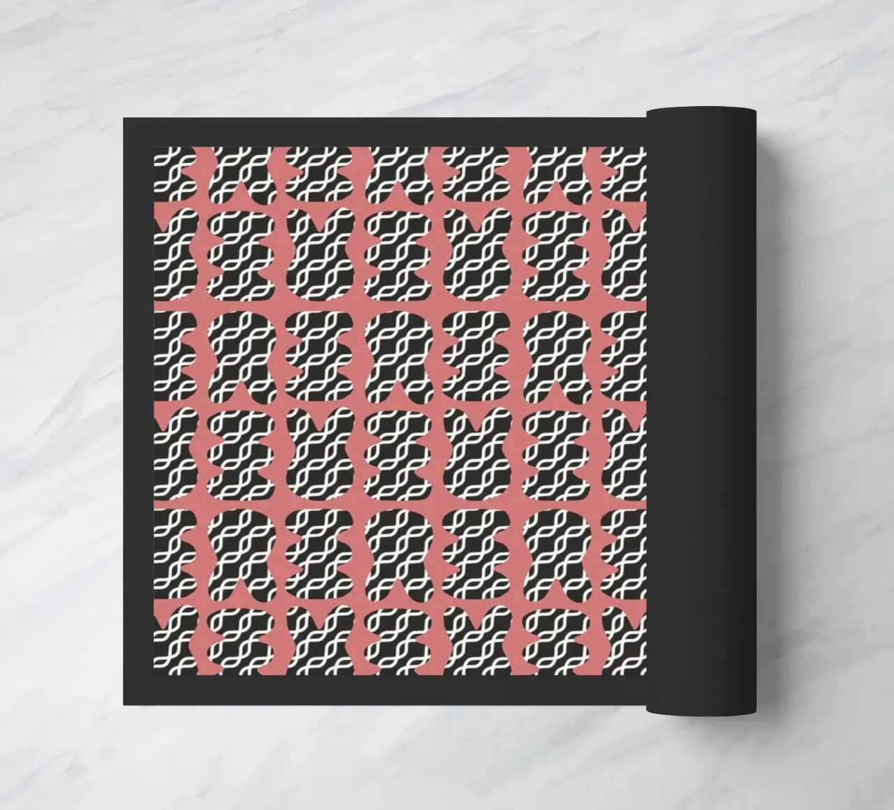 Repetitive pattern 23 doormat by Little Dean