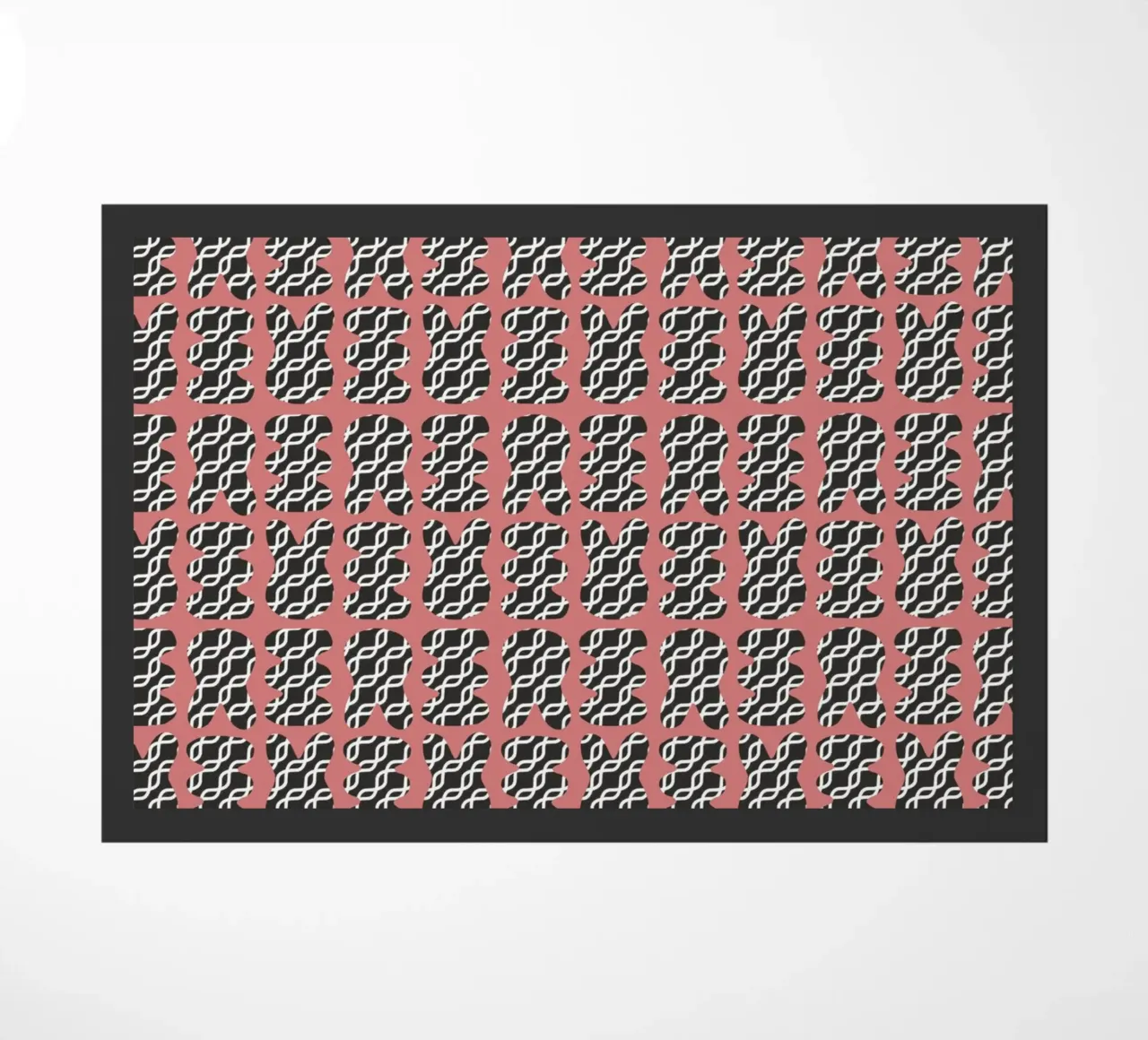 Repetitive pattern 23 doormat by Little Dean
