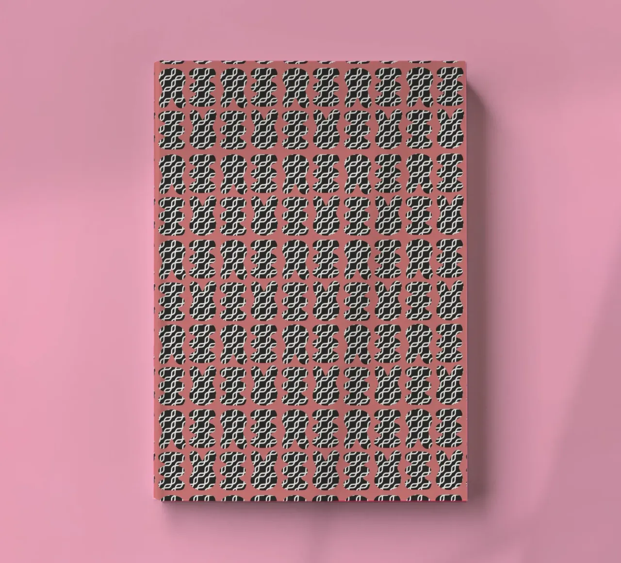 Repetitive pattern 23 notebook by Little Dean