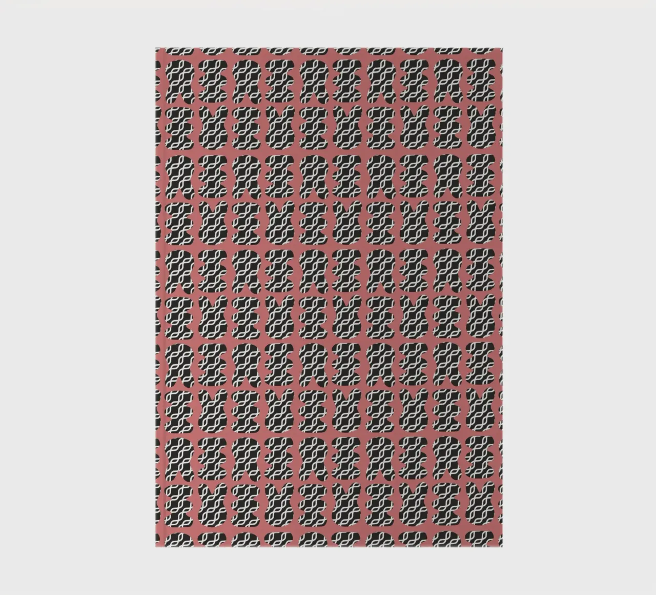 Repetitive pattern 23 notebook by Little Dean