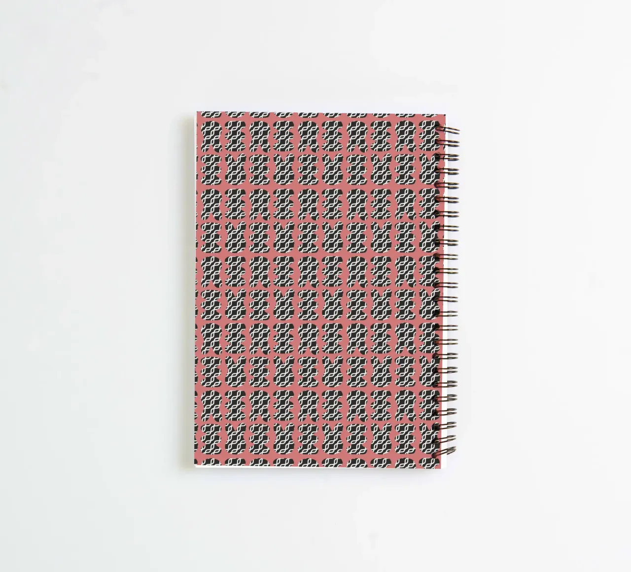 Repetitive pattern 23 spiral notebook by Little Dean