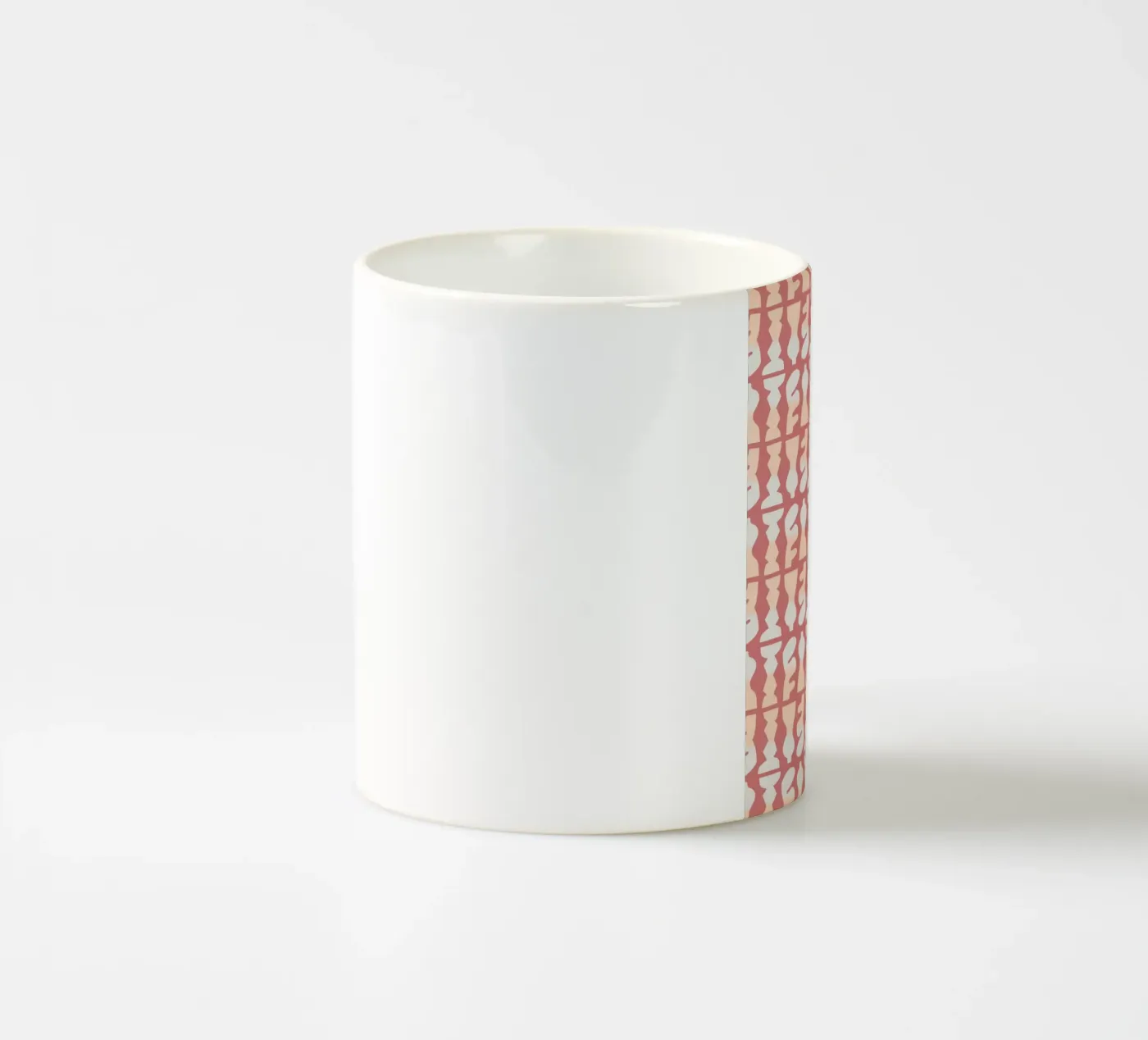 Repetitive pattern 24 ceramic mug by Little Dean