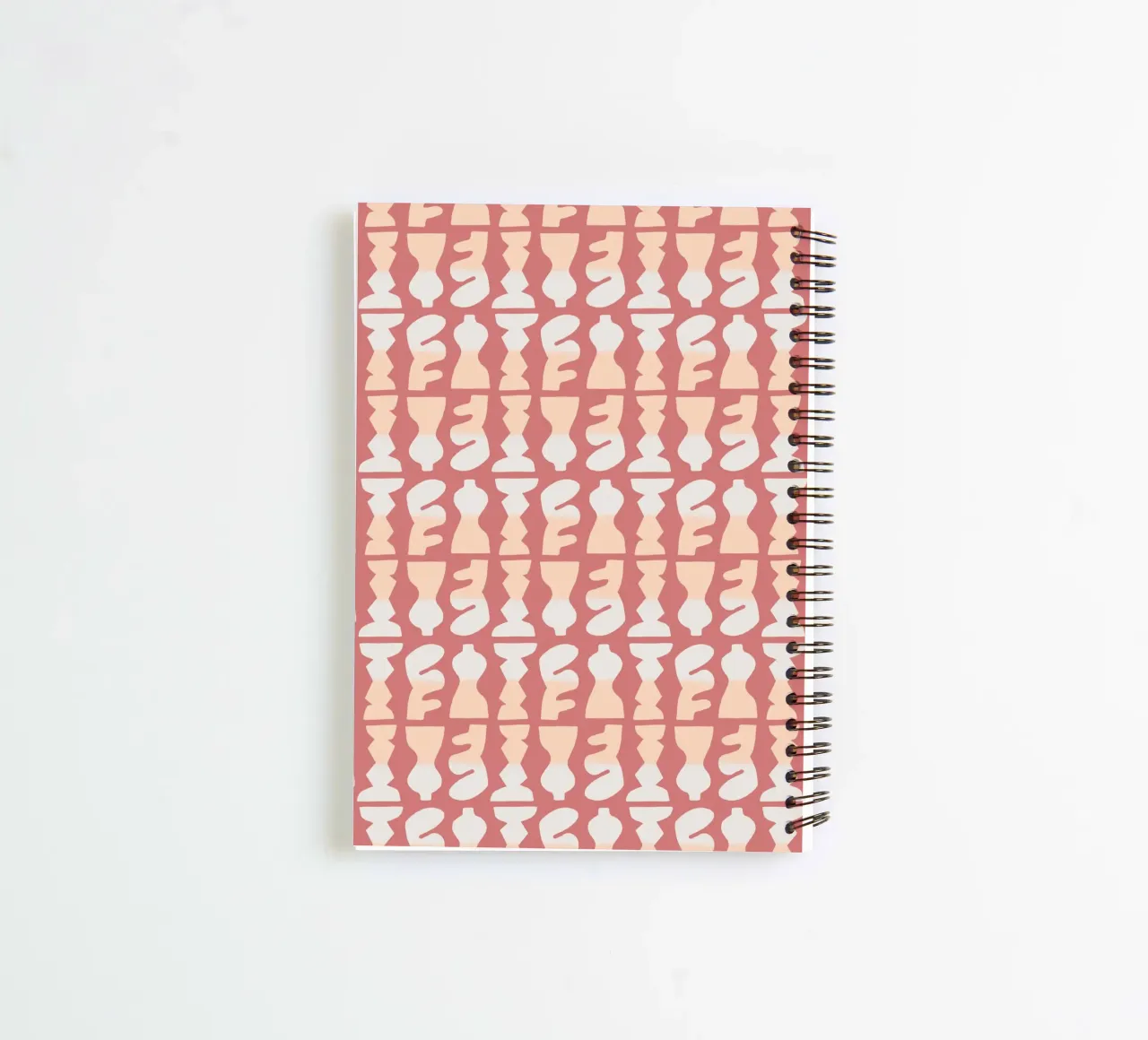 Repetitive pattern 24 spiral notebook by Little Dean