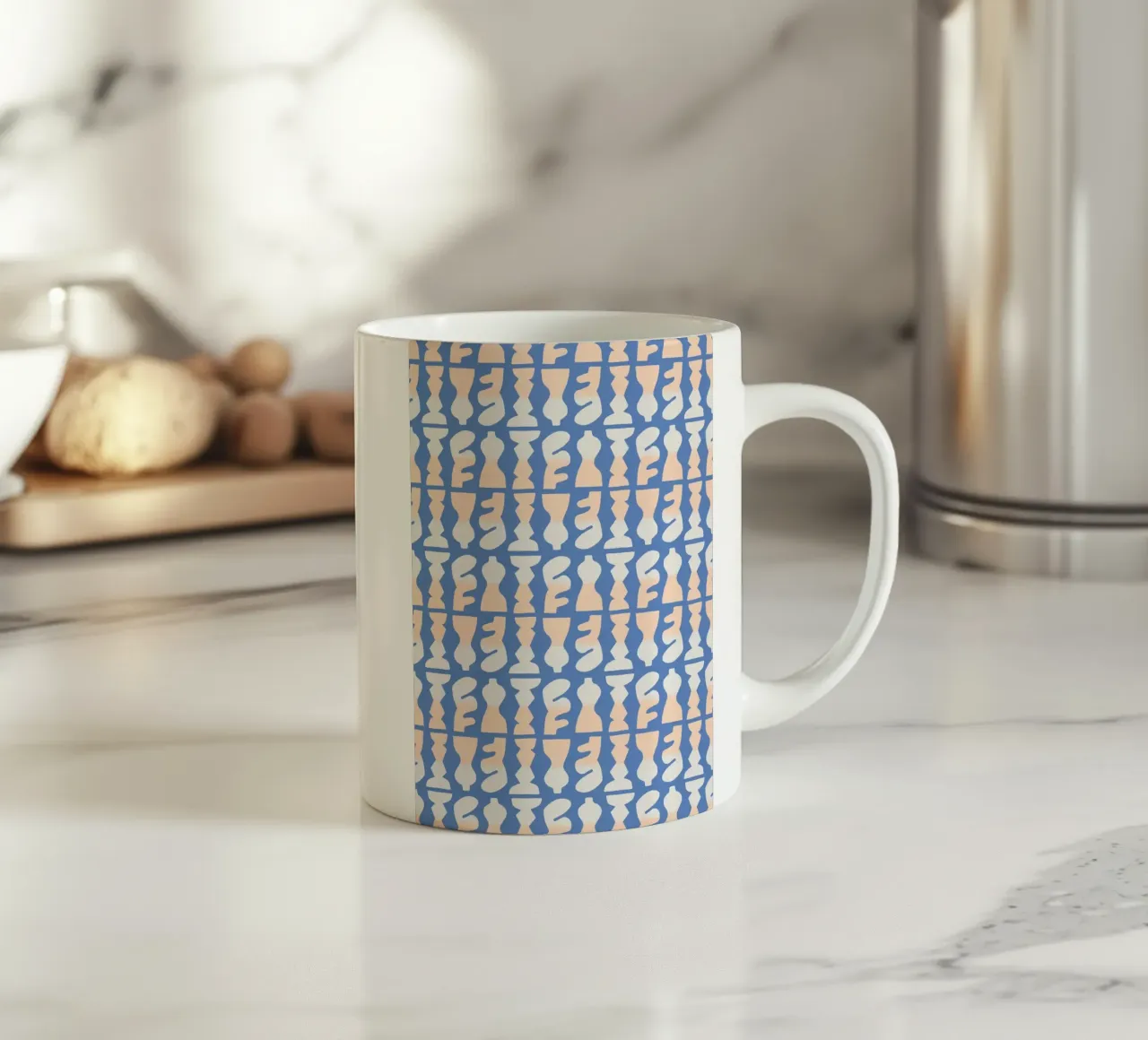 Schema ripetitivo 25 tazza in ceramica da Little Dean